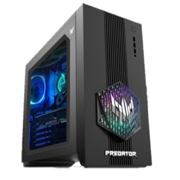 Acer Predator PO3-665 Intel Core Ultra 7 265F 32 GB DDR5-SDRAM 1 TB SSD NVIDIA GeForce RTX 5070 Windows 11 Home Desktop PC Nero