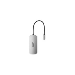Acer 7in1 Type C Dongle Kabelgebunden USB 3.2 Gen 1 (3.1 Gen 1) Type-C Silber