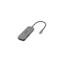 Acer 7in1 Type C Dongle Kabelgebunden USB 3.2 Gen 1 (3.1 Gen 1) Type-C Silber