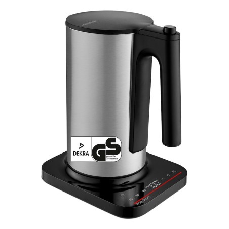 MEDION MD 12106 Wasserkocher 1,5 l 2200 W Schwarz, Edelstahl