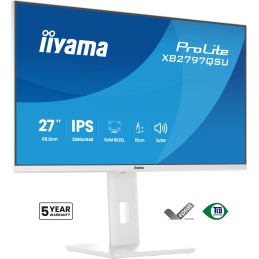 iiyama ProLite XB2797QSU-W1 Computerbildschirm 68,6 cm (27") 2560 x 1440 Pixel Quad HD LED Weiß