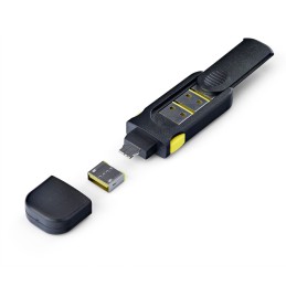 StarTech.com Llave de Bloqueo USB-A - 4 Tapones Antipolvo USB-A con Pestillo - Protectores Guardapolvos de Puerto USB a Presión