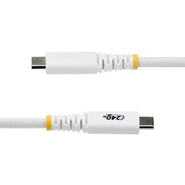 StarTech.com S2CEPR1MW-USB-CABLE USB cable USB 2.0 39.4" (1 m) USB C 0.48 Gbit s 240 W White
