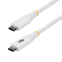 StarTech.com Cavo USB-C per ricarica 240W 5A PD EPR 2m, Ultra flessibile e resistente, USB 2.0, Cavo alimentazione laptop,