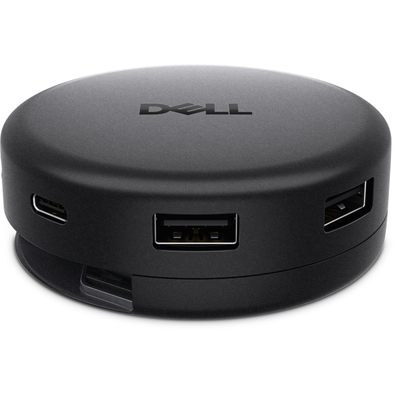 DELL DA326 Kabelgebunden USB 3.2 Gen 1 (3.1 Gen 1) Type-C Schwarz