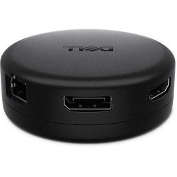 DELL DA326 Kabelgebunden USB 3.2 Gen 1 (3.1 Gen 1) Type-C Schwarz