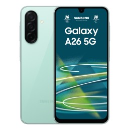 Samsung Galaxy A26 17 cm (6.7") Hybride Dual-SIM Android 15 5G USB Typ-C 8 GB 256 GB 5000 mAh Mintfarbe