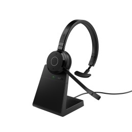 Jabra Evolve 65 TE Auricolare Con cavo e senza cavo A Padiglione Ufficio USB tipo A Bluetooth Nero