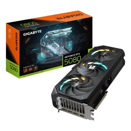 GIGABYTE GeForce RTX 5080 GAMING OC 16G Grafikkarte - 16GB GDDR7, 256 Bit, PCI-E 5.0, 2730MHz Core Clock, 3 x DisplayPort, 1 x