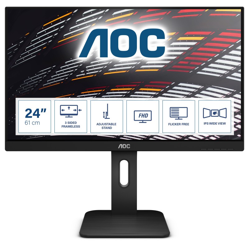 AOC P1 X24P1 pantalla para PC 61 cm (24") 1920 x 1200 Pixeles WUXGA LED Negro