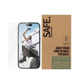 PanzerGlass SAFE. by ® Displayschutz iPhone 16 | 15 | Ultra-Wide Fit | Bulk