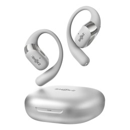 SHOKZ OpenFit 2+ Auriculares Inalámbrico gancho de oreja, Dentro de oído Llamadas Música Bluetooth Gris