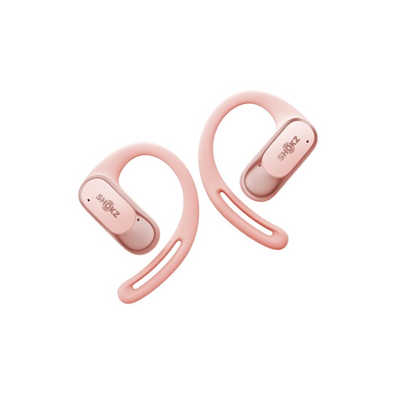 SHOKZ OpenFit Air Kopfhörer Kabellos Ohrbügel Anrufe Musik Sport Alltag Bluetooth Pink