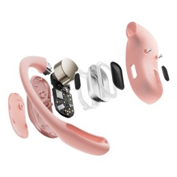 SHOKZ OpenFit Air Auricolare Wireless A clip Chiamate Musica Sport Tutti i giorni Bluetooth Rosa