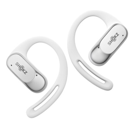 SHOKZ OpenFit Air, weiss Auriculares Inalámbrico gancho de oreja Llamadas Música Deporte Uso diario Bluetooth Blanco