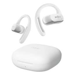 SHOKZ OpenFit Air, weiss Auriculares Inalámbrico gancho de oreja Llamadas Música Deporte Uso diario Bluetooth Blanco