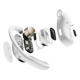 SHOKZ OpenFit Air, weiss Auricolare Wireless A clip Chiamate Musica Sport Tutti i giorni Bluetooth Bianco
