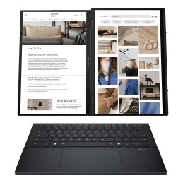ASUS Zenbook Duo UX8406CA-QL263W Intel Core Ultra 9 285H Hybrid (2-in-1) 35,6 cm (14") Touchscreen WUXGA 16 GB LPDDR5x-SDRAM 1