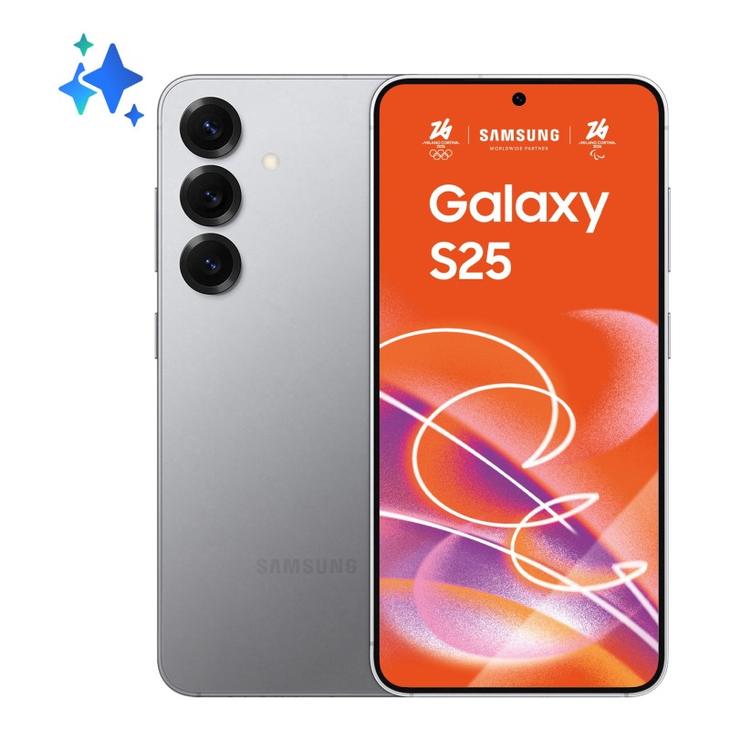Samsung Galaxy S25 6.2" Dual SIM Android 15 5G USB Type-C 12 GB 128 GB 4000 mAh Silver