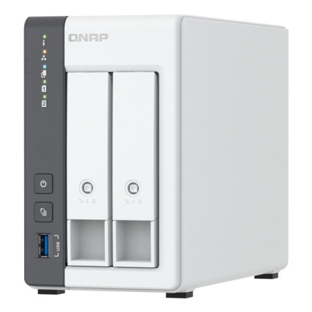 QNAP TS-216G servidor de almacenamiento NAS Torre Cortex-A Cortex-A55 4 GB Unidad de disco duro Blanco