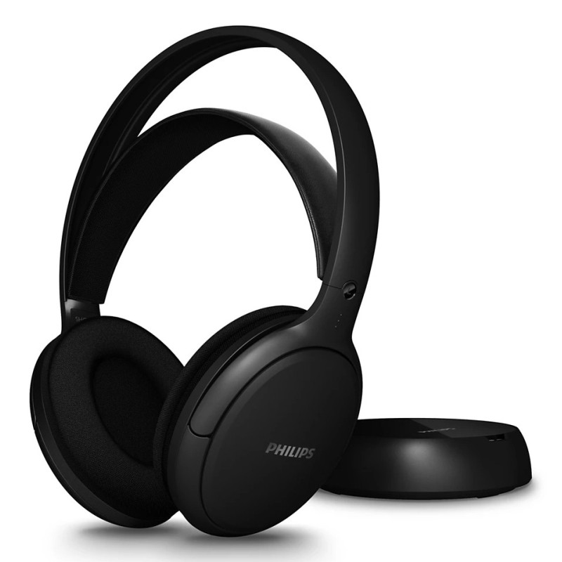 Philips SHC5200M2 12 cuffia e auricolare Wireless A Padiglione TV USB tipo-C Nero