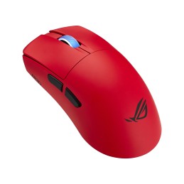 ASUS ROG Harpe II Ace RED mouse Gaming Mano destra RF Wireless + Bluetooth + USB Type-A Ottico 42000 DPI