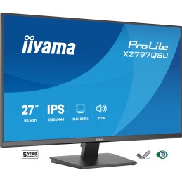 iiyama ProLite X2797QSU-B1 Computerbildschirm 68,6 cm (27") 2560 x 1440 Pixel Quad HD LED Schwarz