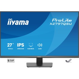 iiyama ProLite X2797QSU-B1 Computerbildschirm 68,6 cm (27") 2560 x 1440 Pixel Quad HD LED Schwarz