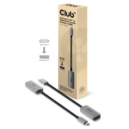 CLUB3D CAC-1567 Adaptador gráfico USB 7680 x 4320 Pixeles Negro, Plata