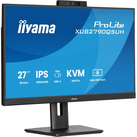 iiyama ProLite XUB2790QSUH-B2 Computerbildschirm 68,6 cm (27") 2560 x 1440 Pixel Quad HD LED Schwarz