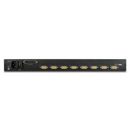 APC 17" Rack-LCD-Konsole mit integriertem, analogem KVM-Switch mit 8 Anschlüssen