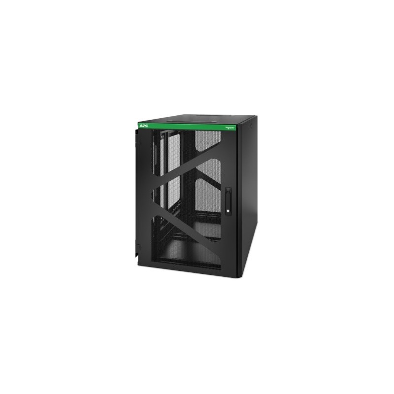 APC AR118SM armario rack 18U Bastidor de pared Negro