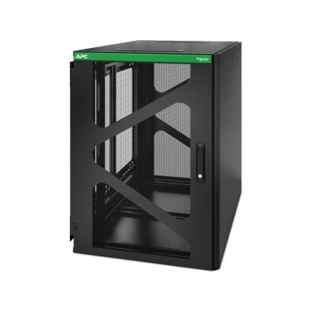 APC AR118SM rack cabinet 18U Wall mounted rack Black