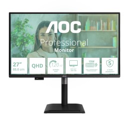 AOC Q27P4U pantalla para PC 68,6 cm (27") 2560 x 1440 Pixeles Wide Quad HD Negro