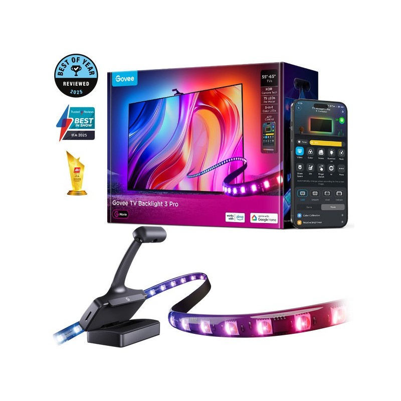 Govee H66A0 Tira de luz inteligente Wi-Fi Bluetooth