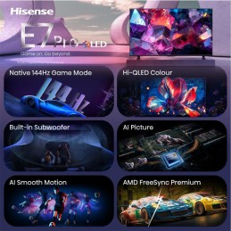 Hisense 100E7DS PRO 2,54 m (100") 4K Ultra HD Smart TV Wifi Noir
