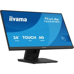 iiyama ProLite T2454MSC-B3AG Monitor PC 60,5 cm (23.8") 1920 x 1080 Pixel Full HD LED Touch screen Multi utente Nero