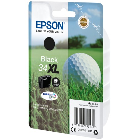 Epson Golf ball 34XL Golfball DURABrite Ultra Single Black Tinte