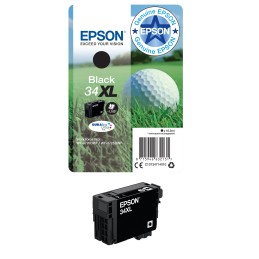 Epson Golf ball Tinta negra 34XL DURABrite Ultra Pelota de golf