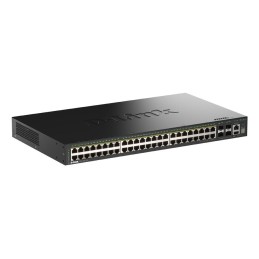 D-Link DGS-1530-52P E commutateur réseau Géré L2 Gigabit Ethernet (10 100 1000) Connexion Ethernet, supportant l'alimentation