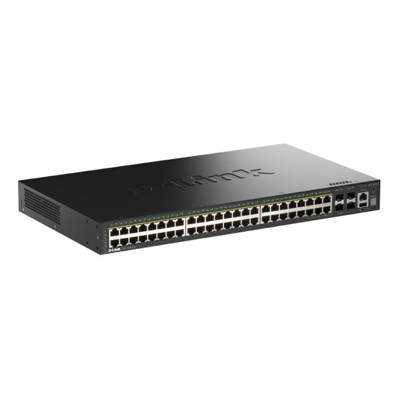 D-Link DGS-1530-52P E commutateur réseau Géré L2 Gigabit Ethernet (10 100 1000) Connexion Ethernet, supportant l'alimentation