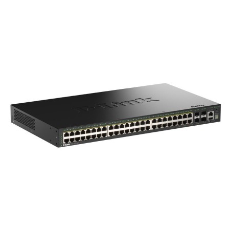 D-Link 52-Port Smart Managed PoE+ Gigabit Stack Switch 4x 10G