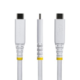 StarTech.com Cable USB4 de 50cm USB-C - Cable USB Tipo C - Cable DP 2.1 - DP40 - Certificado USB-IF - Compatible con