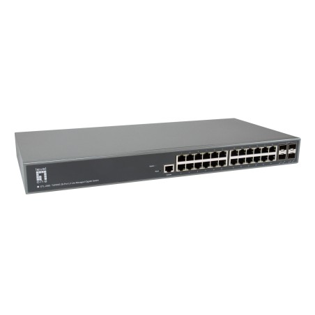 LevelOne GTL-2885 switch di rete Gestito L3 Gigabit Ethernet (10 100 1000) Grigio