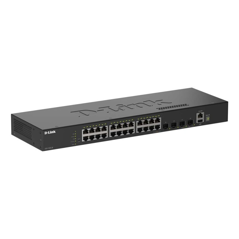 D-Link DGS-1530-28 E commutateur réseau Géré L2 Gigabit Ethernet (10 100 1000) Noir