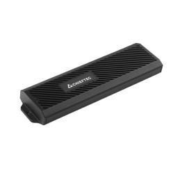 Chieftec CEB-M2C-TLE Speicherlaufwerksgehäuse SSD-Gehäuse Schwarz M.2
