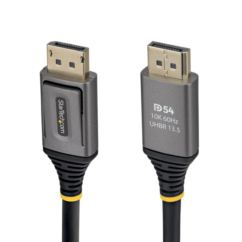 StarTech.com Cavo DisplayPort 2.1 da 3 m certificato VESA DP54, 8K 60Hz non compresso, 8K 144Hz   4K 240Hz con DSC 1.2a, cavo