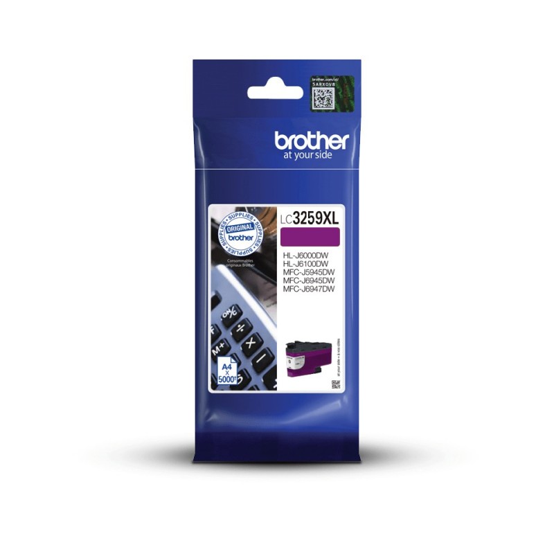 Brother LC3259XLMP cartucho de tóner 1 pieza(s) Original Magenta
