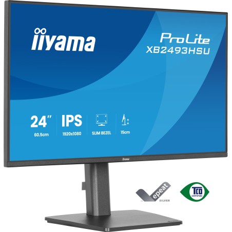 iiyama ProLite XB2493HSU-B1 computer monitor 23.8" 1920 x 1080 pixels Full HD LED Black