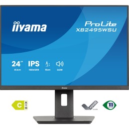 iiyama ProLite XB2495WSU-B1 Computerbildschirm 61,2 cm (24.1") 1920 x 1200 Pixel WUXGA LCD Schwarz